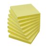 Sticky Notes 3x3 in, Self-Adhesive, 8 Pads, 80 Sheets/Pad (Yellow)