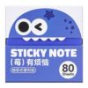 Sticky Notes 80 Sheets Smooth Writing – Stationery Strong Adhesion Stick