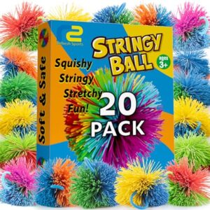 Stocking Stuffers & Sensory Toys for Kids 20 Pack - Boo Basket Stuffers For Kids Ages 4 5 6 7 8 9 Year Old Gift Idea - Best Birthday Toddler Gifts for Boys & Girls - Monkey Pom Balls Fidget Toys Party