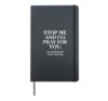 Stop Me and I'll Pray for You No Judgment Just Prayer Hardcover Journal, Black