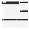Storage Bags with Zipper - 7 Pieces Crafts Clear Zip Holder Pouch