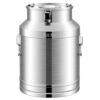 Storage Containers, 304 Stainless Steel Milk Can Jug Containers, Tote Jug with Sealed Lid and Carry Handle for rice flour sugar grain coffee bean storage