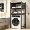 Storage Shelf with pegboard Adjustable Metal Black 1 Pack