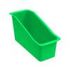 Storex Modern-Series Large Book Bin – Interlocking Plastic Organizer for Home, Office and Classroom, Green, 6-Pack (71224U06C)