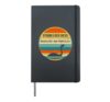 Storm Loch Ness Vintage Nessie Sunset Retro Gifts For Friend Hardcover Journal, Black