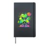 St Patricks Day Clover Basketball Hardcover Journal, Black