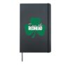 St. Patricks Day Funny Irish I'm The Redhead Men Women Hardcover Journal, Black