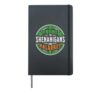 St Patricks Day Prone to Shenanigans and Malarkey Irish Hardcover Journal, Black