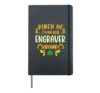 St Patricks Day Shamrock St Paddys Day Ireland Irish Hardcover Journal, Black