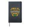 St Patricks Day Shamrock St Paddys Day Ireland Irish Hardcover Journal, Black