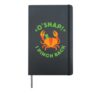 St Patricks Day Shirt Funny I Pinch Back Irish Kid Girl Boy Hardcover Journal, Black