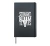 Straight Outta Texas 1845 for proud Texans Hardcover Journal, Black