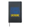 Straight Outta Ukraine T-Shirt Hardcover Journal, Black
