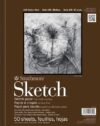 Strathmore 400 Series Sketch Pad, 11x14 inch, 50 Sheets - Artist Sketchbook for Drawing, Illustration, Art Class Students