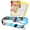 Stray Kids Run IT Photocard Holder Case and Lanyard Set, 1 Pcs Lanyard & 1 Pcs ID Photo Holder Stray Kids Plastic Badge Holder with Strap SKZ Merch Gift (BANGCHAN4)