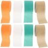 Streamers Roll 25m Colored Crepe Paper 8 Rolls Lightweight