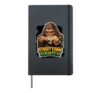 Street Corn Squatch Funny Bigfoot Elote Mexican Food Hardcover Journal, Black