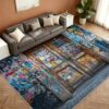 Street Graffiti Rug, Graffiti Bedroom Rug 6 x 8