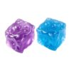 Stress Relief Squeeze Cubes, Cheese-Inspired 2-Piece Sensory Set for Desk Play, Soft Hand Activity During Breaks Cheese Texture Squeeze Cube Desk Accessory Hand Pastime Pocket Sensory Companion Shelf