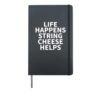 String Cheese Apparel - Great Funny Cheeses Lover Design Hardcover Journal, Black