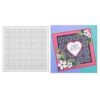 Striped Background Frame Letters Die Cuts for Card Making,Metal Cutting Dies Embossing Paper Dies，06