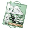 Student Geometry Compass Set, Protractor Ruler Drawing Drafting Tools, Math