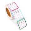 Student Name Labels, Waterproof Paper, 8 Colors, 300 Stickers, 3.5x2.5cm
