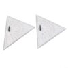 StumpTools 2Pcs 300mm Marine Chart Rulers,Transparent for acrylicNavigation