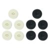 Sturdy Silicone Fingers Spinner Set Easy, 5 Black 5 Hundred