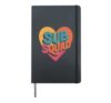 Sub Squad Rainbow Hearts T-Shirt for Teachers Hardcover Journal, Black