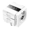 Sudokoo SK620V White AM5-Designated Digital Air Cooler, Dual-Tower Design, High Performance M-Winding Tech Fan, LCD Display, 6 Copper Heat Pipes, Quick Install Lock Mount, 220W Heat Dissipation
