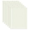 suituts 6 Pads Engineering Paper Notebook, Bulk, 5X5 Quad Ruled, 600 Sheets