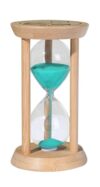 SuLiao Wood Sand Timer, 3 Minute Hourglass, Beech Green 3 Min Sand Clock, Three Minutes Reloj De Arenai, Office, Decorative, Game, Classroom Hour Glass Sandglass for Home