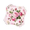 Summer Floral Paper Napkins Disposable 100PCS Decorative Vintage Pink Rose
