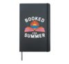 Summer Reading Librarian Bookworm Literary Readers Hardcover Journal, Black