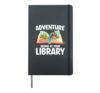 Summer Reading Program 2024 Adventure Begins At Your Library Hardcover Journal, Black