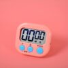 SUNGOOYUE Digital Clock Timer, Magnetic Kitchen Timer with Loud Alarm, Stopwatch for Cooking, Classroom, Sports (Pink)