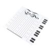 SUNGOOYUE Dry Erase Music Staff Whiteboard, Magnetic Double Sided Piano Board with 70 Note Magnets, Magnet Foam Paper Materials, for Kids Students Teachers Classroom Lessons