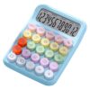 Sunisfa Colorful Calculator Electronic Calculator Desktop Mechanical Keyboard with Scientific Functions Numeric Keypad and Spill Withstand Design for Office School (Sky Blue)