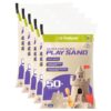 Sun Joe 5 Pack Silica Play Sand for Sandbox, Sensory Table & Garden Spaces, Ultra Fine, 50 Lbs - Natural Craft Accessory for Molding, Digging & Sculpting - Ideal for Indoor and Outdoor Use