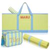 Sunnymove 3 Pack American Mahjong Tile Set 33 Inch Bag,Vibrant Green