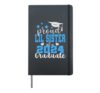 Super Proud Little Sister of 2024 Graduate Awesome Family Hardcover Journal, Black