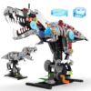 Suplanet Mechanical T-Rex Dinosaur Building Set with Lights for Boys 8-14