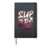 SUP Paddleboard Sup Bro Girl Hardcover Journal, Black