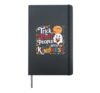 Support Autism Halloween Spooky Autistic Trick Or Treat Hardcover Journal, Black