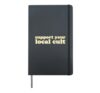 Support Your Local Cult | Ironic Sarcastic Hardcover Journal, Black