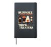 Support Your Local Trick Or Treaters Funny Halloween Hardcover Journal, Black