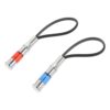 SUPVOX 2pcs Anti Static Key Ring Car Static Discharger Metal Keychain