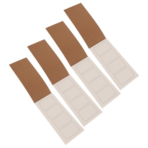 SUPVOX 4pcs Storyboard Notebook for Adults and Directors, Blank Comic Drawing Book with 39 Textured Pages, 4-Panel Layout, for Script Writing and Drawing Comics, Small Artist Sketch Book