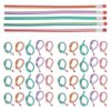 SUPVOX 60pcs Flexible Soft Plastic Writing Pencils for Classroom and Exams